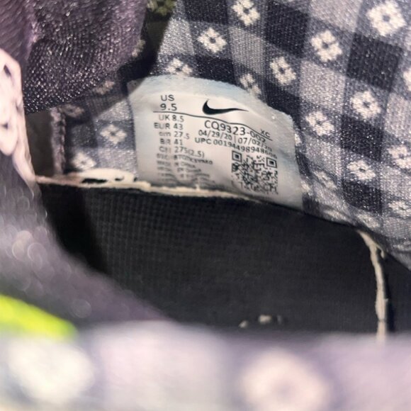 Nike Kybrid Men's "What the Neon" CQ9323 002 Kyrie Irving‎ size 9.5 *GS8 - Picture 9 of 9